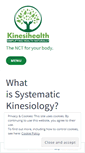 Mobile Screenshot of kinesihealth.com